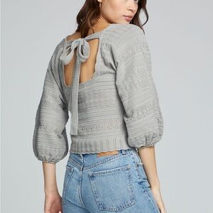 Saltwater Luxe Fable Sweater Skye Grey Size L